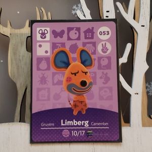 Genuine Animal Crossing amiibo card 053 Limberg